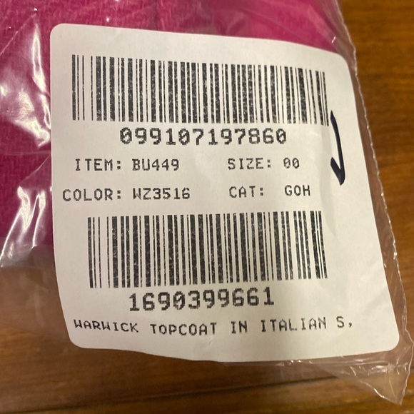 J Crew Warwick topcoat in Italian stadium-cloth wool blend BU449 - Picture 7 of 7